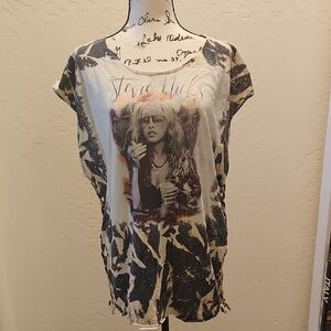 Graphic Tee with Stevie Nicks Print
